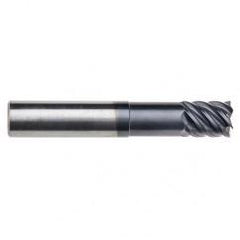 3/8" Dia. - 7/8 LOC - 4" OAL - .030 Radius 6 FL Carbide End Mill-Uncoated - Benchmark Tooling