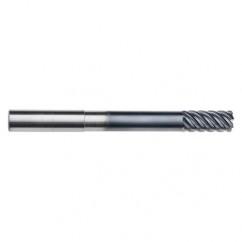 1/2" Dia. - 1-1/8" LOC - 4" OAL - .015 Radius 6 FL Carbide End Mill-Uncoated - Benchmark Tooling