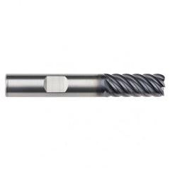5/8" Dia. - 1-7/8 LOC - 4" OAL - .060 Radius 6 FL Carbide End Mill-AlTiN-x - Benchmark Tooling