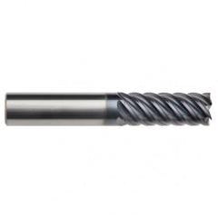 5/8" Dia. - 2-5/8" LOC - 5" OAL - 6 FL Carbide End Mill-AlTiN-x - Benchmark Tooling