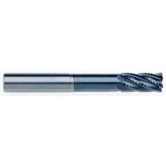 1/2" Dia. - 1" LOC - 4" OAL - .030 CR 6FL Carbide End Mill - AlCrNx - Benchmark Tooling