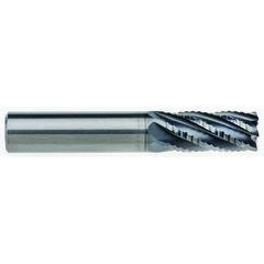 1/2" Dia. - 1-1/4" LOC - 3" OAL - .030 CR 6FL Carbide End Mill - AlCrNx - Benchmark Tooling