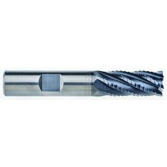 10mm Dia. - 22mm LOC - 72mm OAL - 1mm CR 6FL Carbide End Mill - AlCrNx - Benchmark Tooling