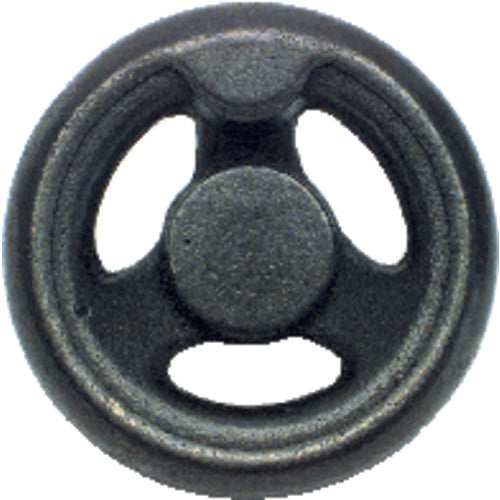 Cast Iron Hand Wheel (No Holes) - 3″ Wheel Diameter, 1″ Hub Diameter - Benchmark Tooling