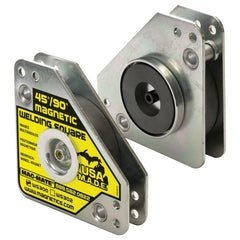 Magnetic Welding Square - 3 Sided Compact 60 lbs Holding Capacity - Benchmark Tooling
