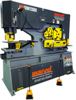 126 Ton - 14" Throat - 15HP, 440V, 3PH Motor Dual Cylinder Complete Integrated Ironworker - Benchmark Tooling