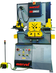 66 Ton - 8-5/8" Throat - 5HP, 220V, 3PH Motor Dual Cylinder Complete Integrated Ironworker - Benchmark Tooling