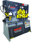 71 Ton - 12" Throat - 7.5HP, 220V, 3PH Motor Dual Cylinder Complete Integrated Ironworker - Benchmark Tooling