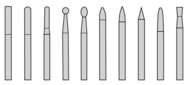 CARBIDE STANDARD BURR SET #3 METRC - Benchmark Tooling