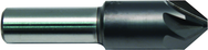 1/2 HSS 6 Flute Countersink 82 Deg Blaze Coated - Benchmark Tooling