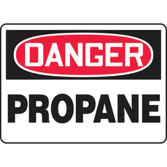 Sign, Danger Propane, 10″ × 14″, Vinyl - Benchmark Tooling