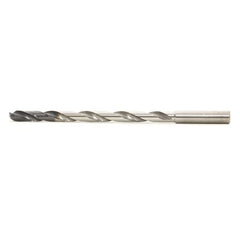 MDW4219XHV12 27/64″ Dia. × 0.472″ Shank × 6.339″ Flute Length × 8.543″ OAL, DEX, External Coolant, Cylindrical Solid Carbide Drill - Exact Industrial Supply