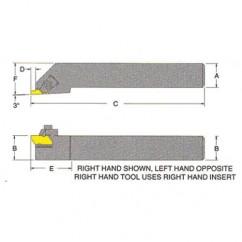 S08NEL2 Top Notch Boring Bar 1/2 Shank - Benchmark Tooling