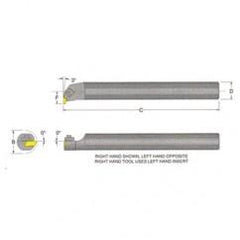 S12NER2 Top Notch Boring Bar 3/4 Shank - Benchmark Tooling