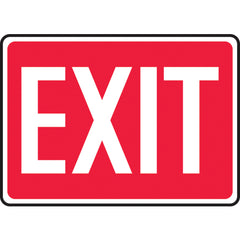 Sign, Exit, 7″ × 10″, Aluminum - Benchmark Tooling