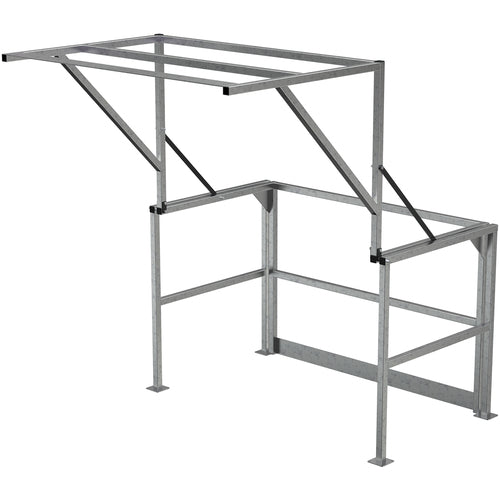 Mezzanine Safety Gate Stainless Steel - Exact Industrial Supply