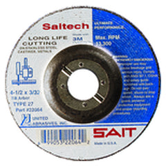 5″ × 1/4″ × 5/8″ 11 - Ceramic - Depressed Center Wheel - Benchmark Tooling