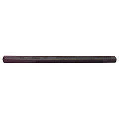 6″ × 1/4″ × 1/4″ - Square - Resin Bonded Rubber Block & Stick (Medium Grit) - Benchmark Tooling