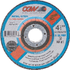 6″ × 1/4″ × 7/8″ - Aluminum Oxide 24 Grit Type 27 - Cut-Off Wheel - Benchmark Tooling