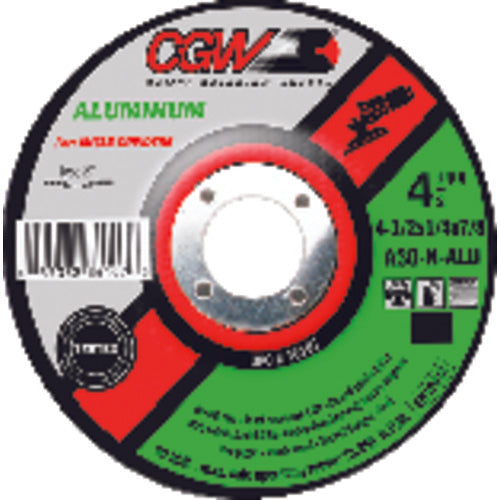 9″ × 1/4″ × 7/8″ - Aluminum Oxide A30-N-ALU - Depressed Center Wheel - Benchmark Tooling