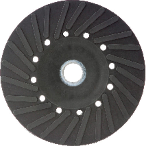 5″ - Smooth Bore - Spiral Pattern - Polymer Backing Plate For Resin Fibre Disc Without Nut - Benchmark Tooling