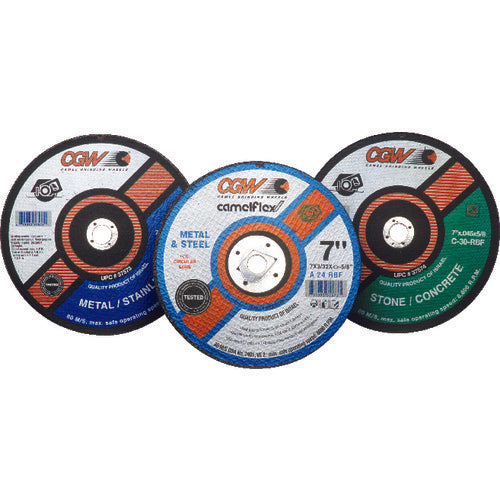 7″ × 0.045″ × 5/8″ - A60-SBF - Aluminum Oxide Reinforced Cut-Off Wheel - Benchmark Tooling