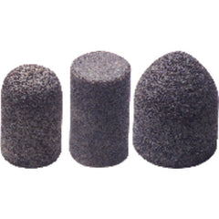 2″ × 3″ × 5/8″–11 - T18 - Resin Plug 24 Grit - Aluminum Oxide - Style T18 - Resin Plug - Benchmark Tooling