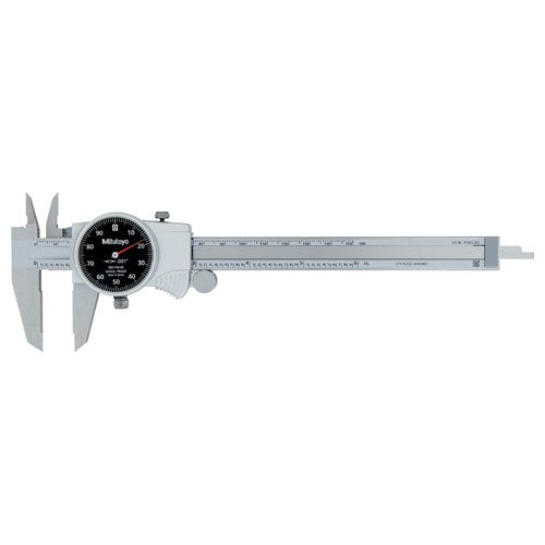 ‎0-6″ Range - Dial Caliper Black Face - 0.001″ Graduation - Benchmark Tooling