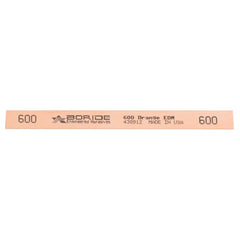 1/4″ × 1/4″ × 6″-600 Grit - Rectangular Shaped Orange EDM Stone - Benchmark Tooling