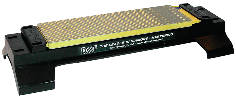 8 x 2-5/8 x 3/8" - X-Fine/Fine Grit - Rectangular Bench Model Duo-Sharp Diamond Whetstone with Base - Benchmark Tooling