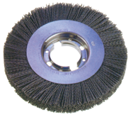 8" Diameter - 2" Arbor Hole - 120 SC Abrasive Nylon Straight Wheel - Benchmark Tooling