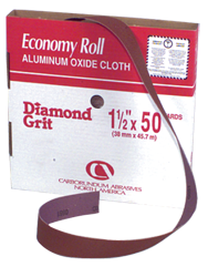 1-1/2'' x 50 Yds - 220 Grit - Aluminum Oxide Shop Roll - Benchmark Tooling