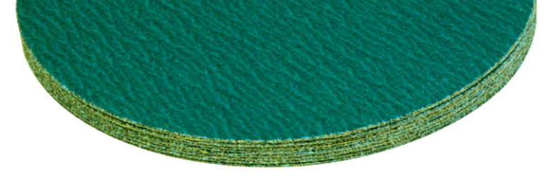 20" x No Hole - 36 Grit - Green Zirconium-Cloth Sanding PSA Disc - Benchmark Tooling