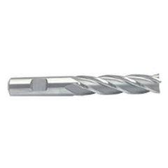 1-1/4 Dia. x 6-1/2 Overall Length 6-Flute Square End M-42 Cobalt SE End Mill-Round Shank-Center Cut-Uncoated - Benchmark Tooling