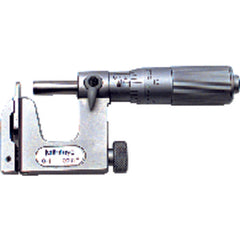 1″-2″ Measuring Range-0.0001″ Graduation - Friction Thimble - Carbide Face - Multi- Anvil Micrometer - Benchmark Tooling