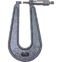 0-1″ Measuring Range-0.001″ Graduation - Ratchet Thimble - Carbide Face - Sheet Metal Micrometer - Benchmark Tooling