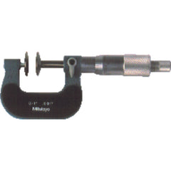 0-1″ Measuring Range-0.001″ Graduation - Ratchet Thimble - High Speed Steel Face - Disc Micrometer - Benchmark Tooling