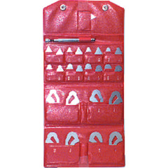 Model 186-901-1/64″-1/2″-25 Pieces - Radius Gage Set - Benchmark Tooling