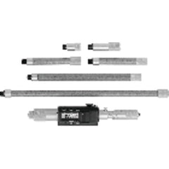 8″-80″ Range-0.001″ Gradiation - Carbide Tipped Measuring Face - Electronic Tubular Inside Micrometer - Benchmark Tooling