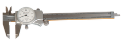 0 - 150mm Measuring Range (0.02mm Grad.) - Dial Caliper - #505-685 - Benchmark Tooling