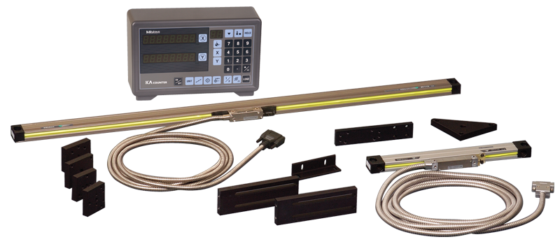 Digital Readout System - #174-173PM2K; 2-Axis; 12 x 36'' Series ABS-AOS; For Milling Applications - Benchmark Tooling