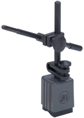 #599-7763 - Mini Mag Stand with Fine Adjustment - 1-1/4 x 1-1/4 x 1-3/4" Base Size - Magnetic Base Indicator Holder - Benchmark Tooling