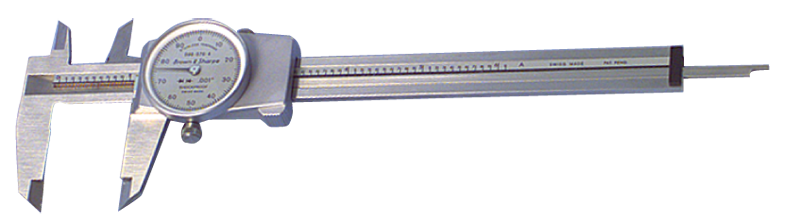 6" WT DIAL CALIPER W/KNIFE - Benchmark Tooling