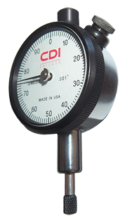 .075 Total Range - 0-15-0 Dial Reading - AGD 1 Dial Indicator - Benchmark Tooling