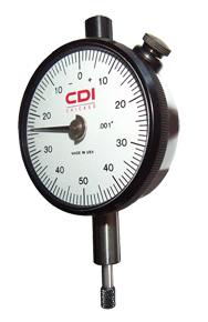 .200 Total Range - 0-10 Dial Reading - AGD 2 Dial Indicator - Benchmark Tooling