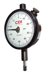 .025 Total Range - 0-5-0 Dial Reading - AGD 2 Dial Indicator - Benchmark Tooling