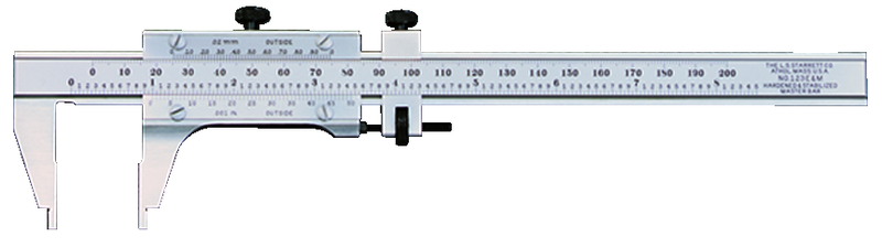 #123Z-12 - 0 - 12'' Measuring Range (.001 Grad.) - Vernier Caliper - Benchmark Tooling