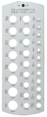 #187 - 1/16 to 1/2" - Drill Gage - Benchmark Tooling