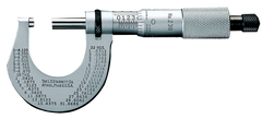 #T230XFL - 0 - 1'' Measuring Range - .001 Graduation - Friction Thimble - Carbide Face - Outside Micrometer - Benchmark Tooling