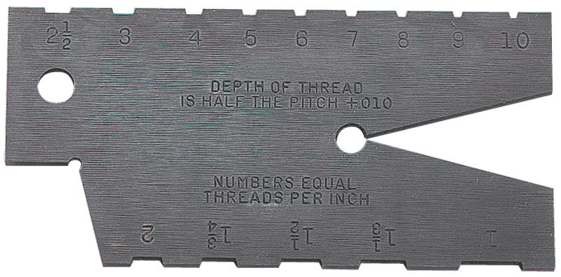 #284 - 1 to 10 Pitch - 29° Acme Screw Thread Gage - Benchmark Tooling